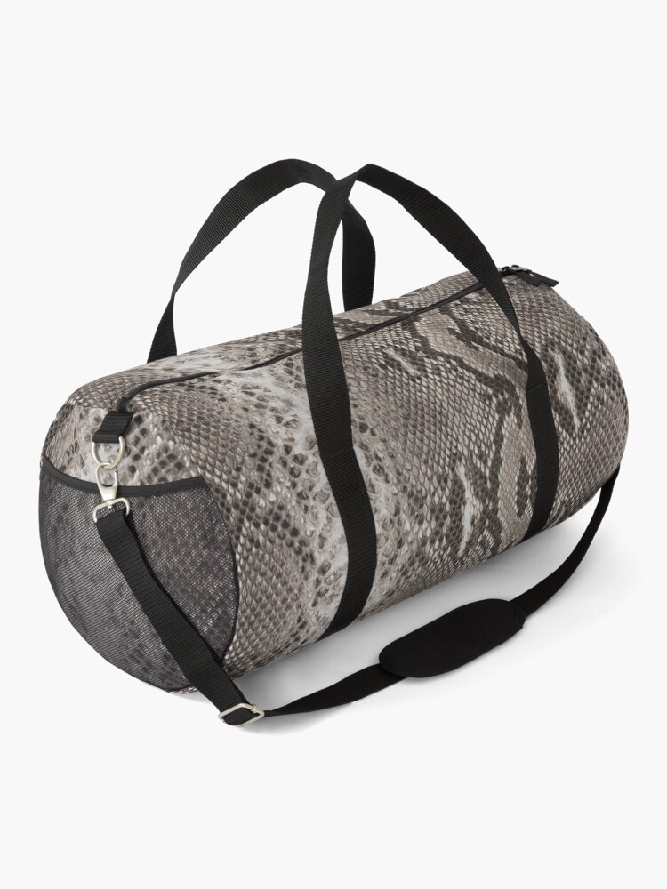 Alternate view of Snakeskin Python Duffle Bag