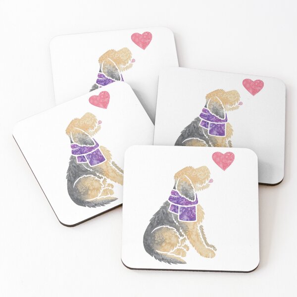 Item preview, Watercolour Otterhound designed and sold by animalartbyjess.