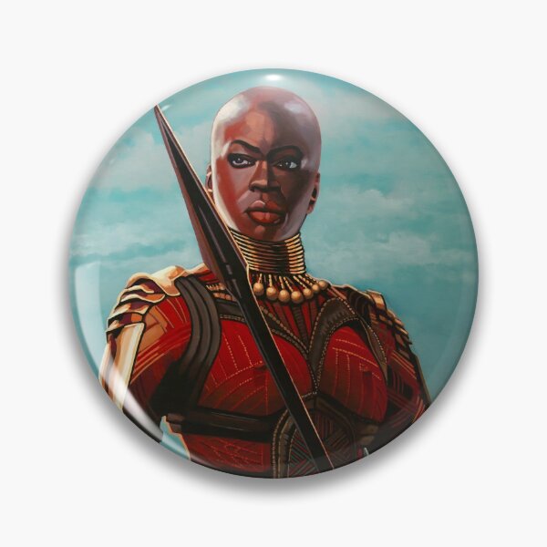 Item preview, Danai Gurira as Okoye Painting designed and sold by PaulMeijering.