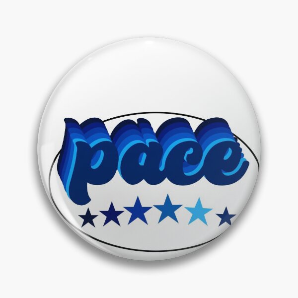 Item preview, Blue Pace University Fade popping out of circle  designed and sold by elaynafk-.