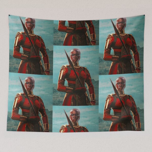 Item preview, Danai Gurira as Okoye Painting designed and sold by PaulMeijering.