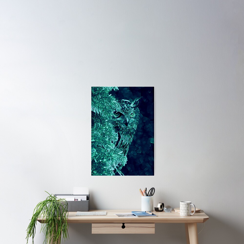 OWL PEEKABOO Poster