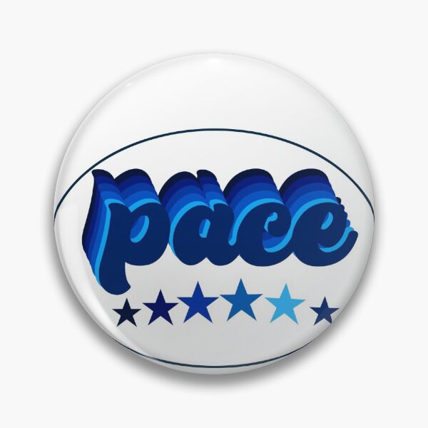 Item preview, Blue Pace University Fade inside circle designed and sold by elaynafk-.