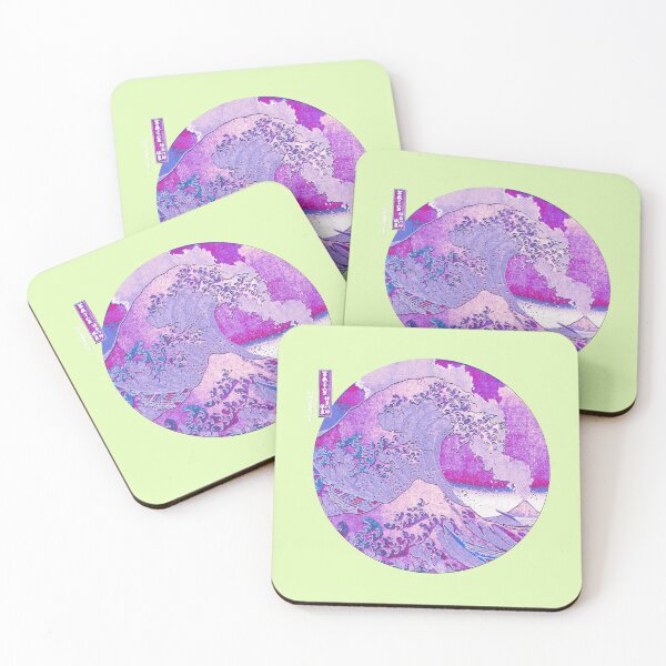 Item preview, Great Wave Eruption Purple and Green designed and sold by anthonylonder.