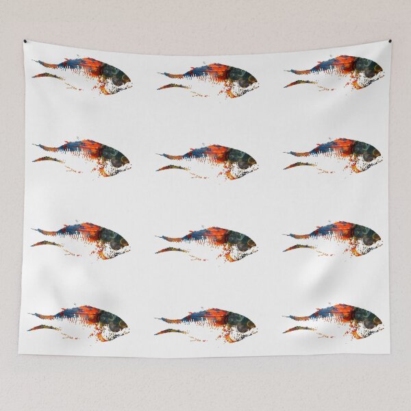 Item preview, Colorful Abstract Fish Design designed and sold by NancyMerkle.