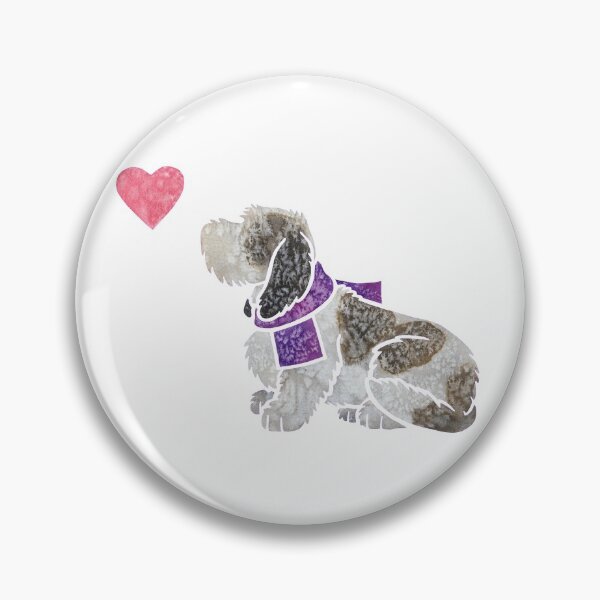 Item preview, Watercolour Petit Basset Griffon Vendeen designed and sold by animalartbyjess.