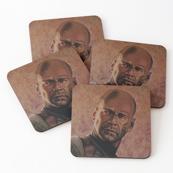 Item preview, Bruce Willis Painting designed and sold by PaulMeijering.