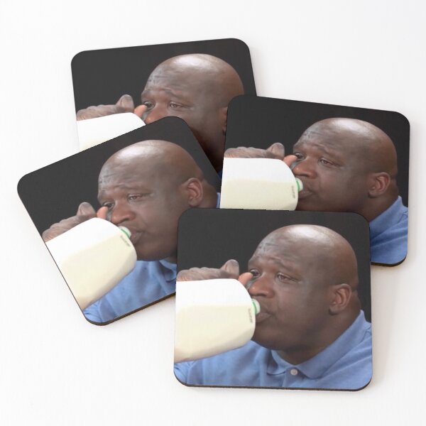 Item preview, Shaq Drinking Milk designed and sold by chough83w.