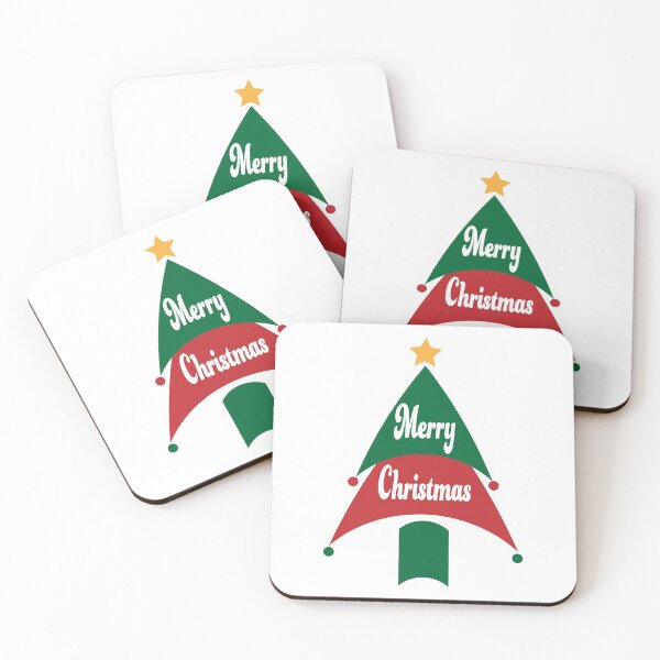 Item preview, Merry Christmas Tree simple graphic design designed and sold by JAZTshirt.