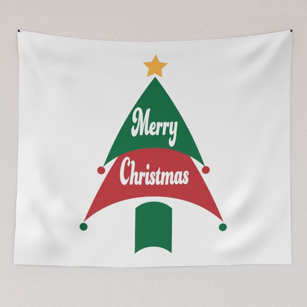 Item preview, Merry Christmas Tree simple graphic design designed and sold by JAZTshirt.