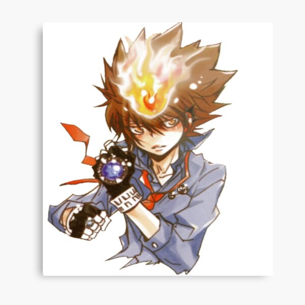 Tsuna Sawada Metal Print
