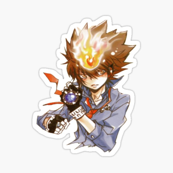 Hitman Stickers Redbubble - tsuna outfits roblox