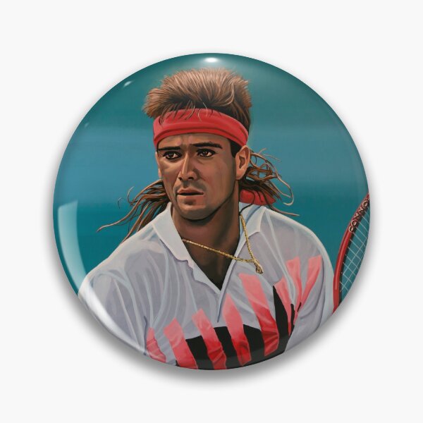 Item preview, Andre Agassi Painting designed and sold by PaulMeijering.