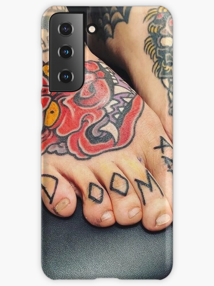 frank iero s crusty ugly feet Samsung Galaxy Phone Case