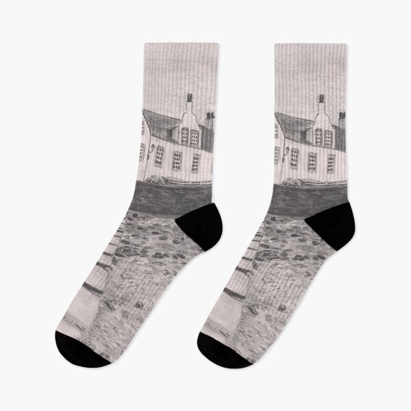 Item preview, Anstruther Stepping Stones - Pencil Sketch designed and sold by Jan Palmer.