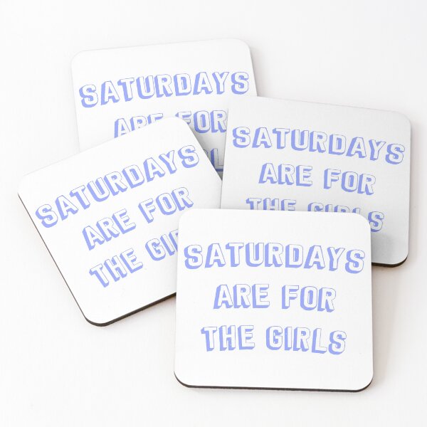 Item preview, Saturdays are for the Girls 3d Pastel Typography designed and sold by Freshfroot.
