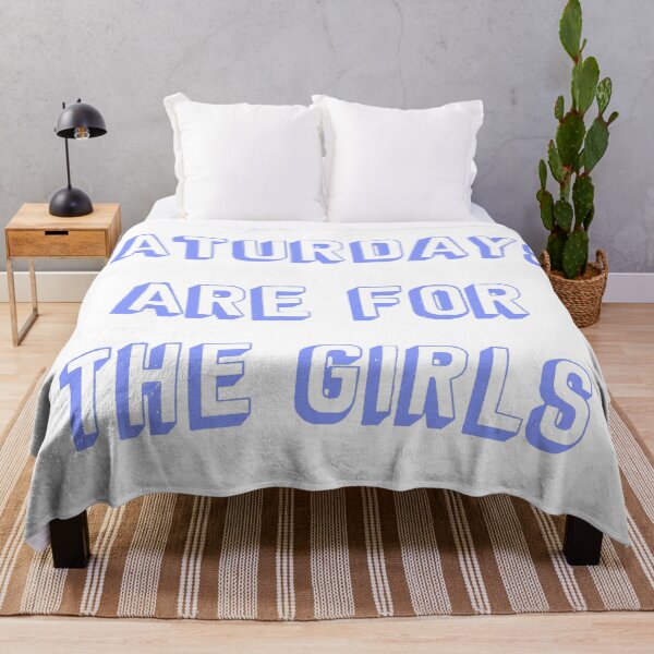 Item preview, Saturdays are for the Girls 3d Pastel Typography designed and sold by Freshfroot.