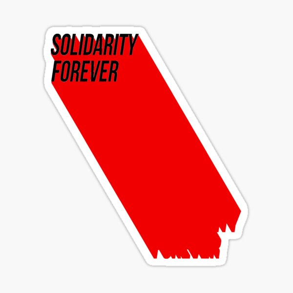 Solidaridad para siempre Pegatina