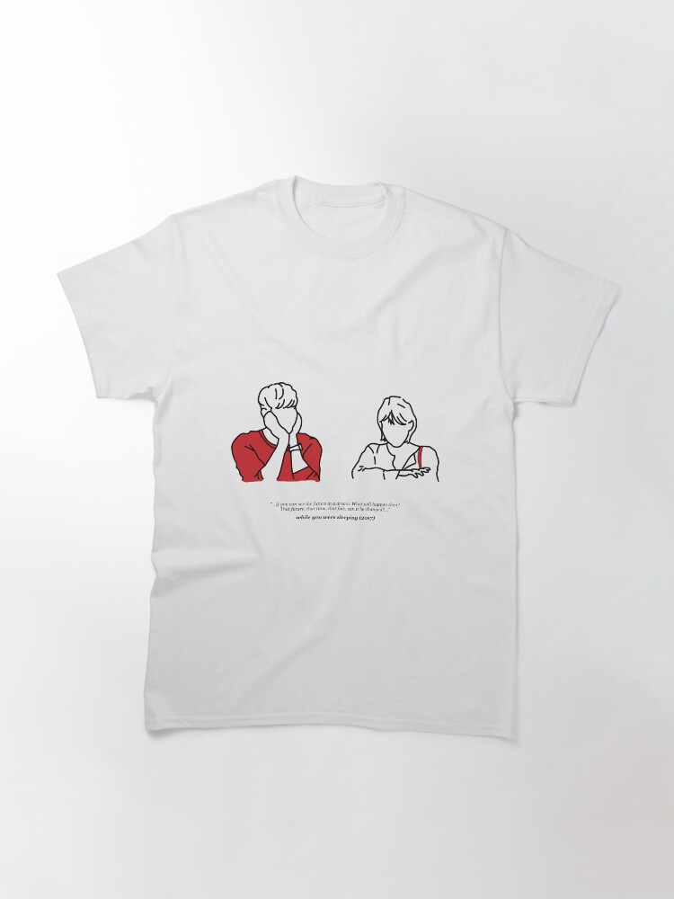 Alternate view of While You Were Sleeping (White) Classic T-Shirt