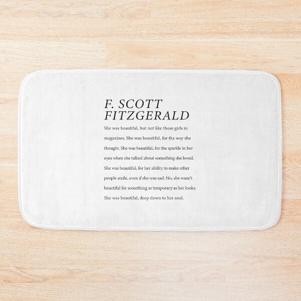 Item preview, F. Scott Fitzgerald She was Beautiful Down To Her Soul  designed and sold by corbrand.