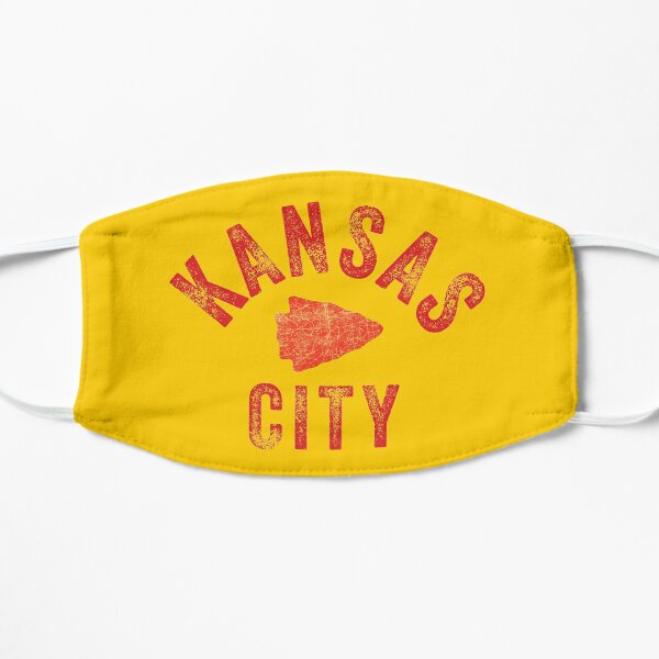 KC Face mask Kansas City facemask Classic Kansas City Football KC Yellow & Red Kingdom Football Kc Gear Mask