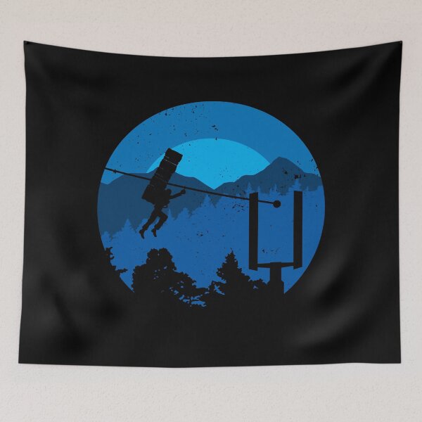 Item preview, Zip-line - night - no text designed and sold by CCCDesign.