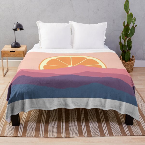 Item preview, Mountains with Orange Sunset designed and sold by tiff42.