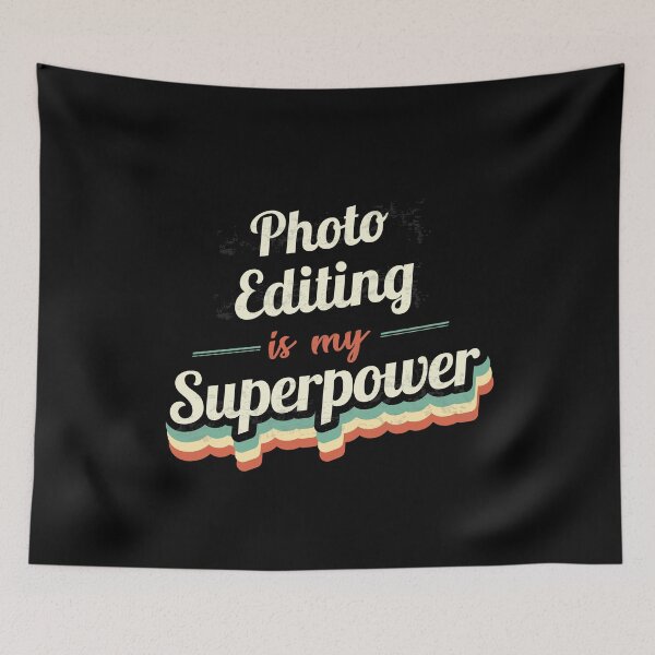 Item preview, Photo Editing is my Superpower  designed and sold by Custom365.