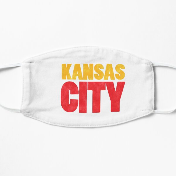 Kansas City Logo Kc Red & Yellow KC Cool Locals Gear KC Face mask Kansas City facemask Mask