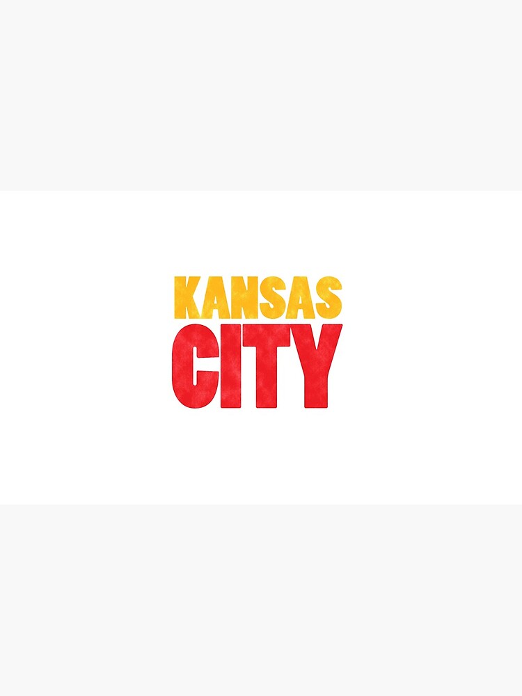 Kansas City Logo Kc Red & Yellow KC Cool Locals Gear KC Face mask Kansas City facemask by kcfanshop
