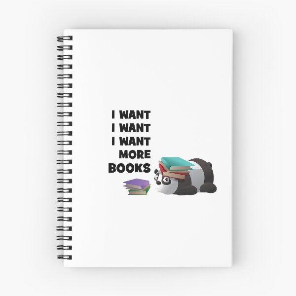 Item preview, I Want More Books Panda National Reader Day designed and sold by chanzds.
