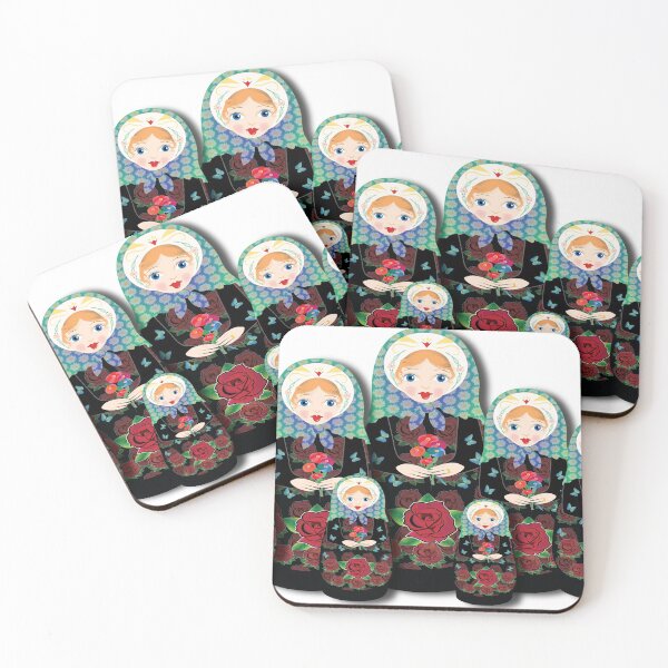 Item preview, Beautiful Nesting Doll Family designed and sold by Deborah Goschy.
