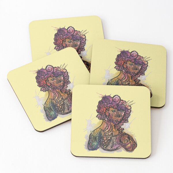 Item preview, Swirly Portrait 3 designed and sold by IsahopperArt.
