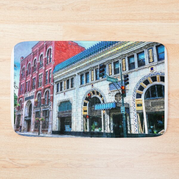 Item preview, Downtown Asheville City Street Scene Painted designed and sold by CarolRMontoya.