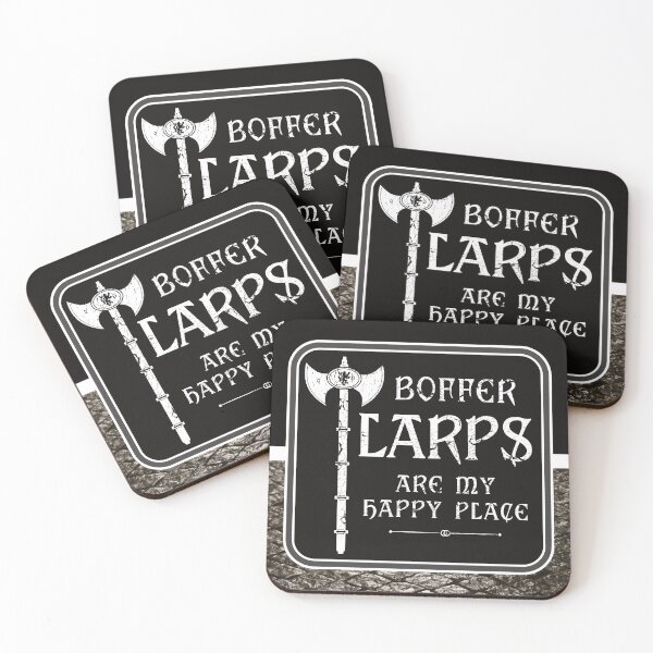 Item preview, Boffer LARPS Are My Happy Place - Funny LARP Saying designed and sold by NoBonesLife.