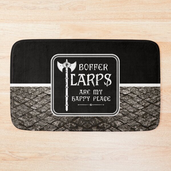 Item preview, Boffer LARPS Are My Happy Place - Funny LARP Saying designed and sold by NoBonesLife.