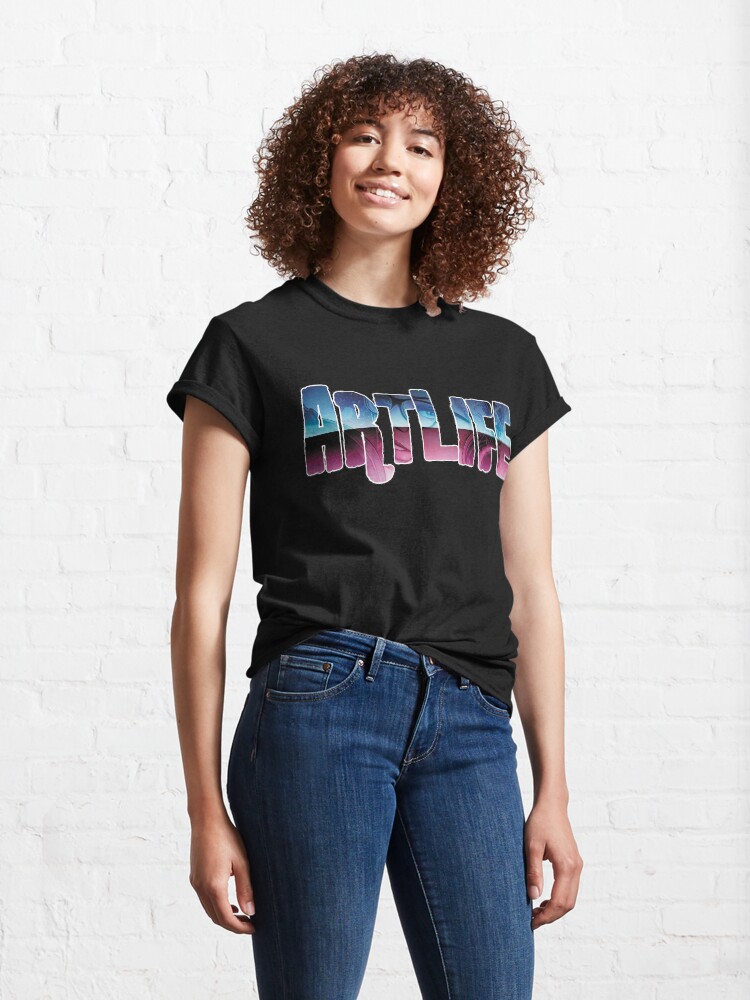 Alternate view of ArtLife with Leanore (Fancy Logo) Classic T-Shirt