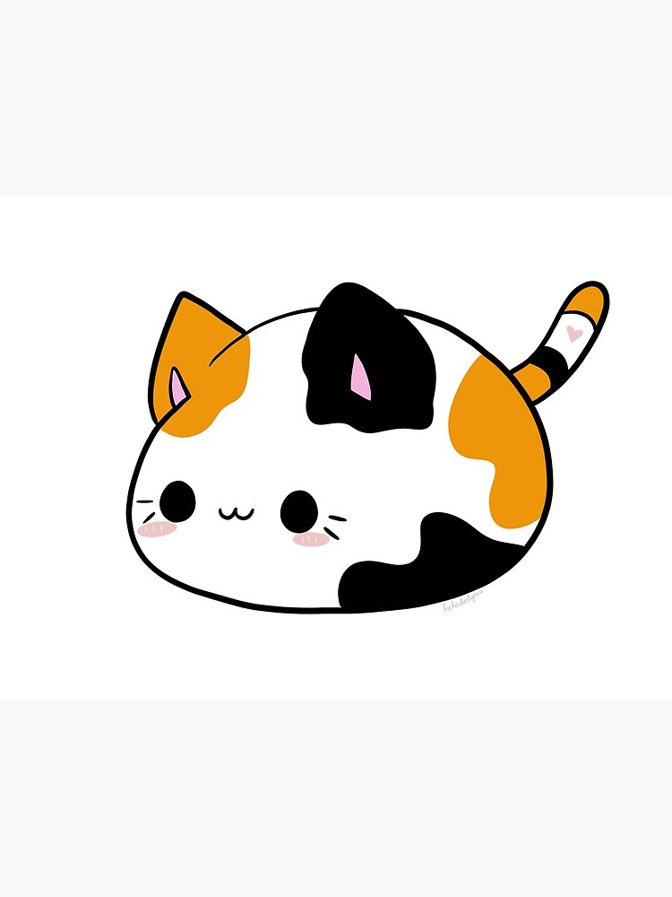 Cute Calico Cat and Mouse Stickers Cat Sticker Cute Stickers