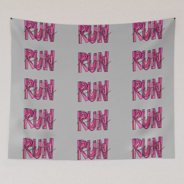 Item preview, Pink Run Doodle designed and sold by klaireep.