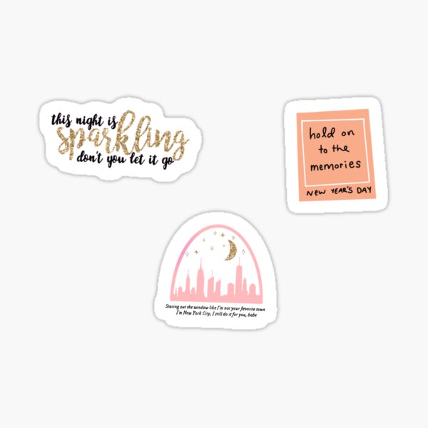 Taylor Swift Pack Stickers for Sale