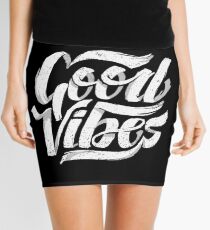 Good Vibes - Feel Good T-Shirt Design Mini Skirt