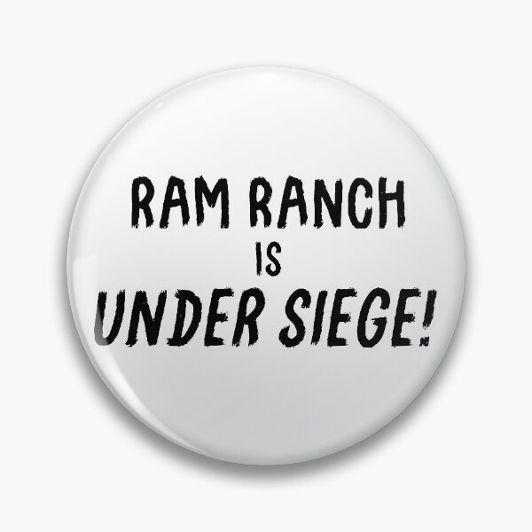 Item preview, Ram Ranch Is Under Siege! Black Logo designed and sold by FuzzCanyon.