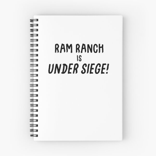 Item preview, Ram Ranch Is Under Siege! Black Logo designed and sold by FuzzCanyon.