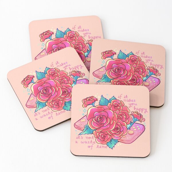 Item preview, pink rose nintendo switch designed and sold by Paper Rabbit.