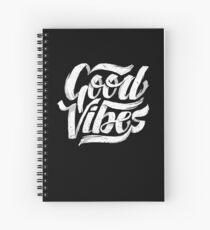Good Vibes - Feel Good T-Shirt Design Spiral Notebook