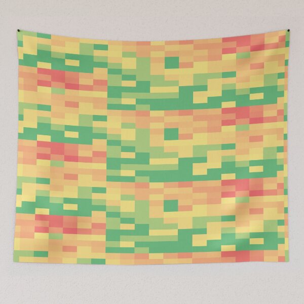 Item preview, Bioinformatics Heatmap Pattern - Unique Science Design designed and sold by SCI-Boutique.
