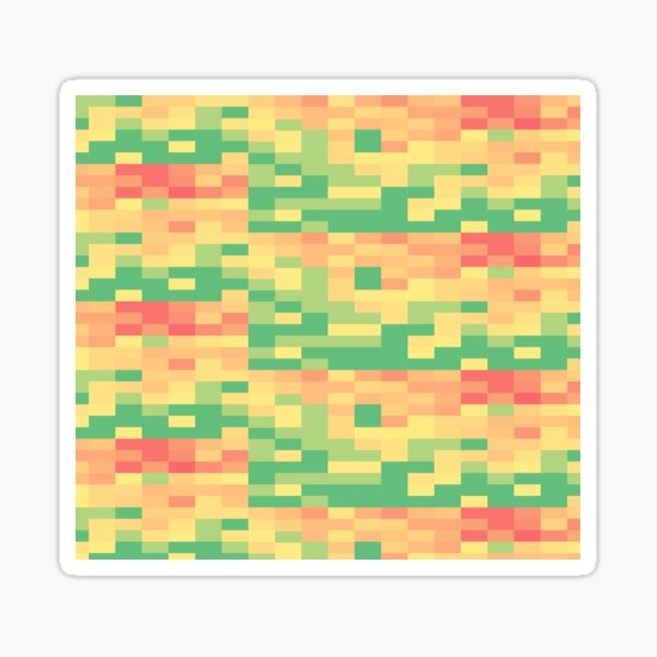 Item preview, Bioinformatics Heatmap Pattern - Unique Science Design designed and sold by SCI-Boutique.