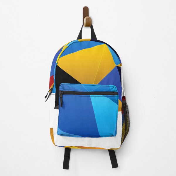 Item preview, Modern Minimal low polygon blue yellow art designed and sold by lordthebeard.