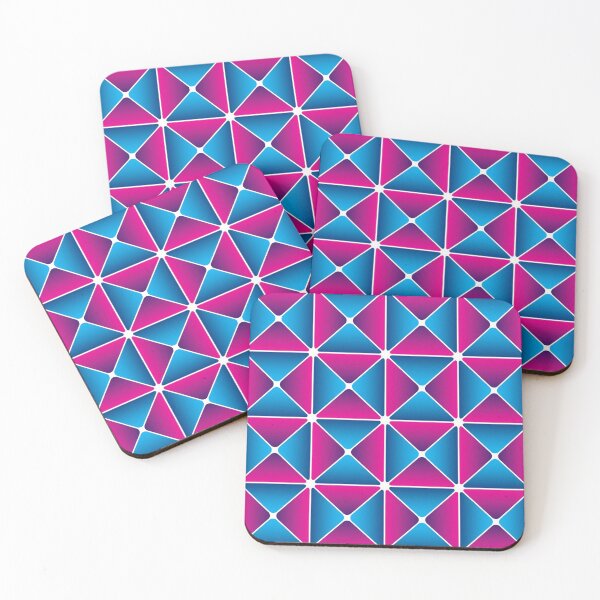Item preview, Cyan-magenta drapery pattern designed and sold by MysticaLink.