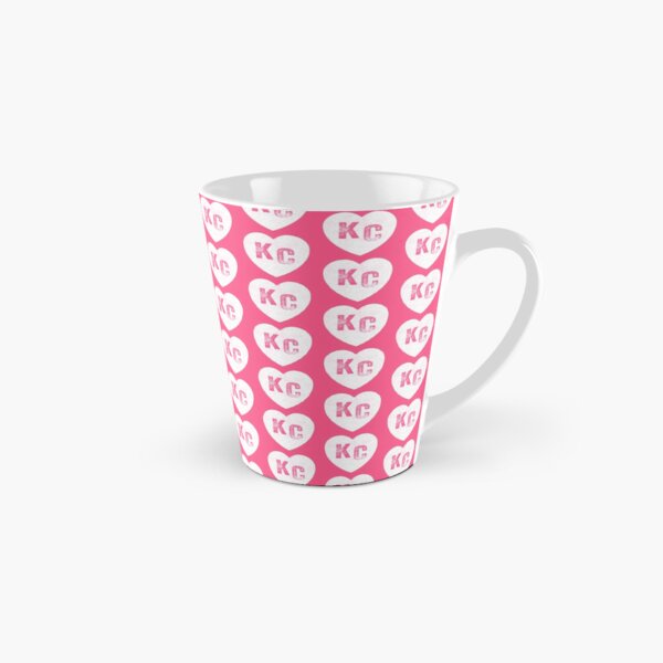 Pink Kansas City KC Heart Collection I Love Kc Hearts KC Face mask Kansas City facemask Tall Mug